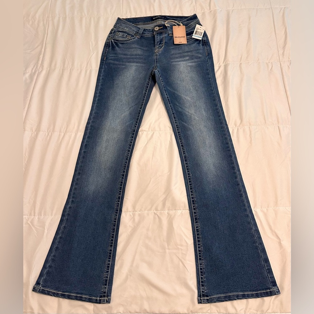 Wallflower Medium Blue Boot Cut Jeans